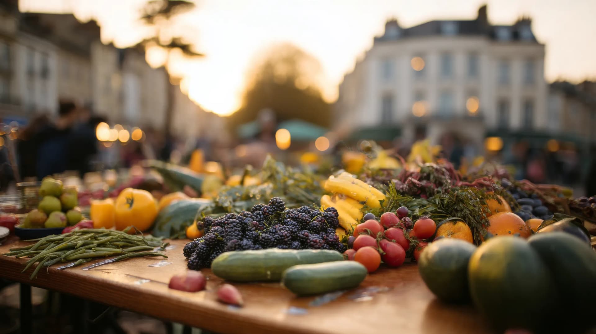Marche provencal colore a Aix-en-Provence avec des produits locaux